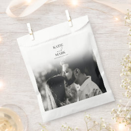 Simple Wedding Foto Vielen Dank Geschenktütchen