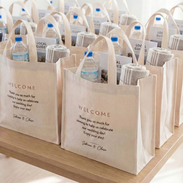 Simple Wedding Welcome Bags Mini Stoffbeutel (Von Creator hochgeladen)