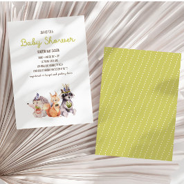 Simple Woodland Rustic Baby shower Invitation