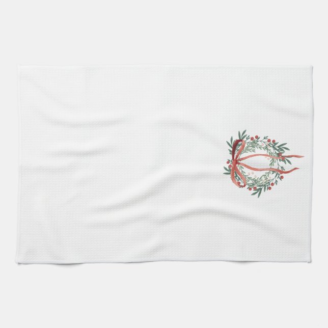 Simple Wreath Kitchen Towel  Geschirrtuch (Horizontal)