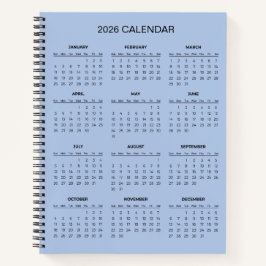 Simple Yet Elegant 2026 Calendar |  Notizbuch