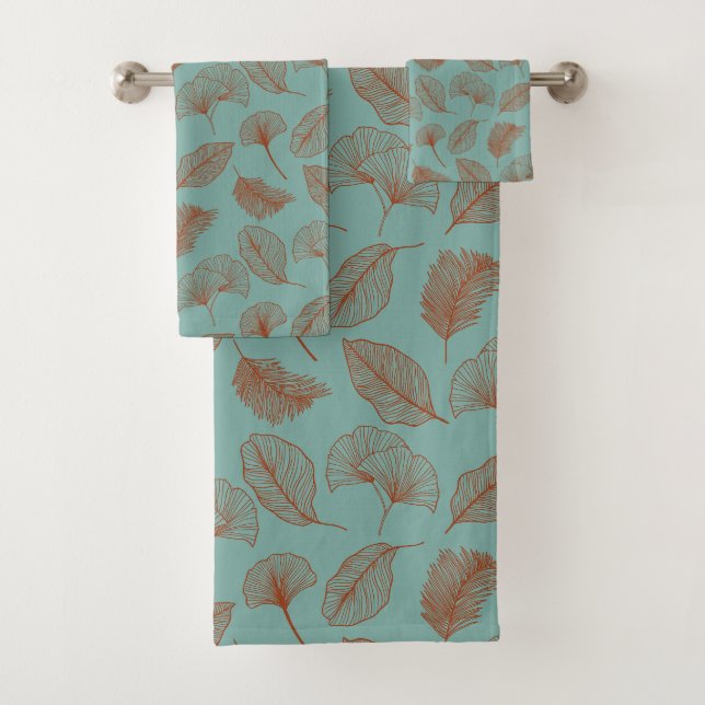 Simplement de beaux Feuilles botaniques minimes (En situation)