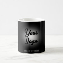 Simplement élégant logo noir carte de visite mug