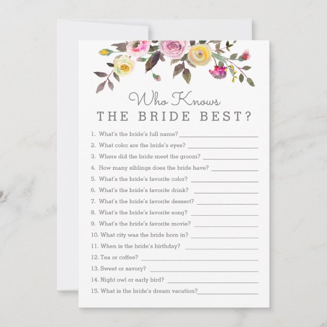 Simplement Jolie Qui Connaît Sa Meilleure Carte De (Devant)