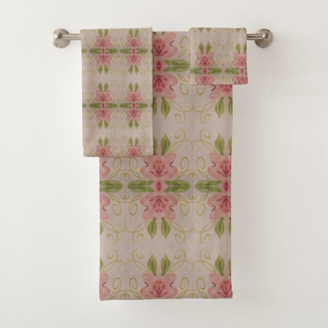 Simplement magnifique avec taupe et rose floral (En situation)