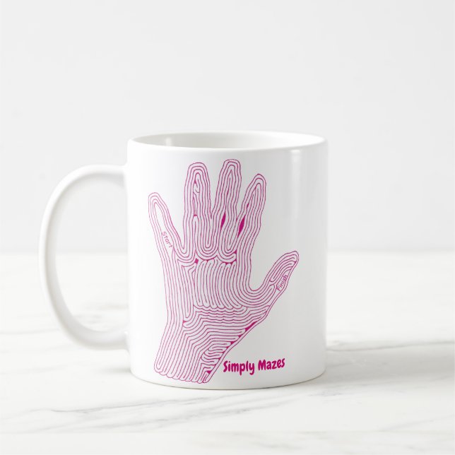 Simplement Mazes Maze main Maze Mug (Gauche)