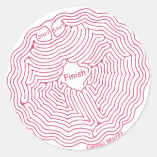 Simplement Mazes Spider Web Maze Sticker