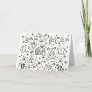 Simplement Noël sur une carte de voeux.