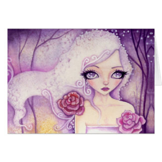 Simplement roses - carte vierge