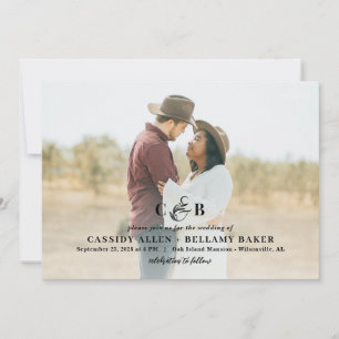 Simplement Splendide Faire-part de mariage Photo M