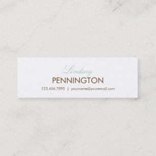 Simplement Vos Cartes D'Appel Modernes