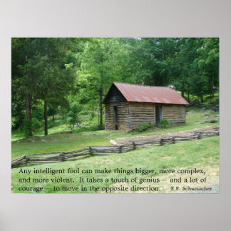 Simplify Your Life Poster