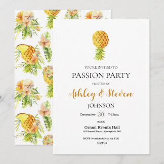 Simplistic Passion Party Einladung