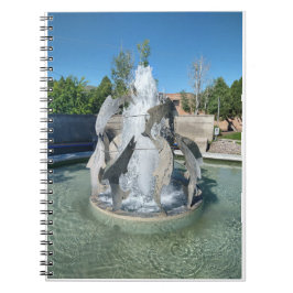 Simplot Square Fountain Foto Spiral Notebook Notizblock