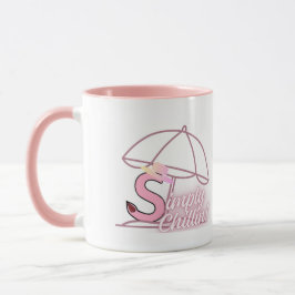 " Simply Chillin " (Pink) von Kriyas Collection Tasse