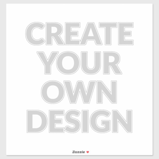 Simply - Create Your Own Custom-Cut Vinyl Sticker (Feuille)