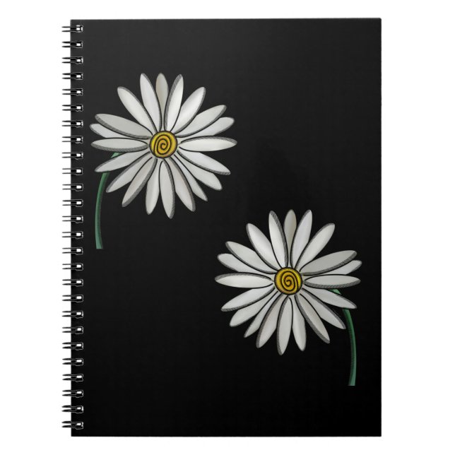 Simply Daisies Notebook Notizblock (Vorderseite)