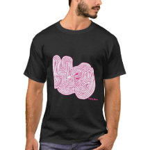 Simply Mazes "Hey" Maze T-shirt noir
