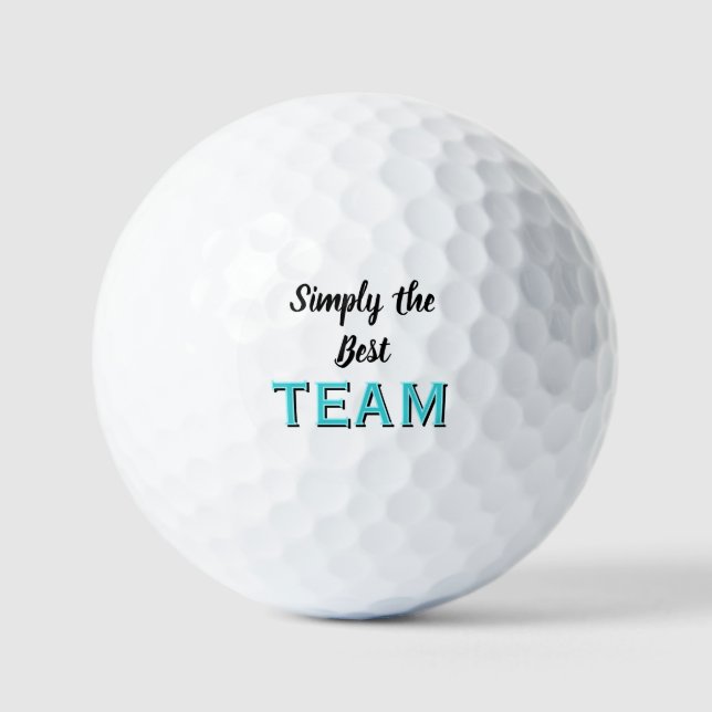 Simply the Best Team Golfball (Vorderseite)