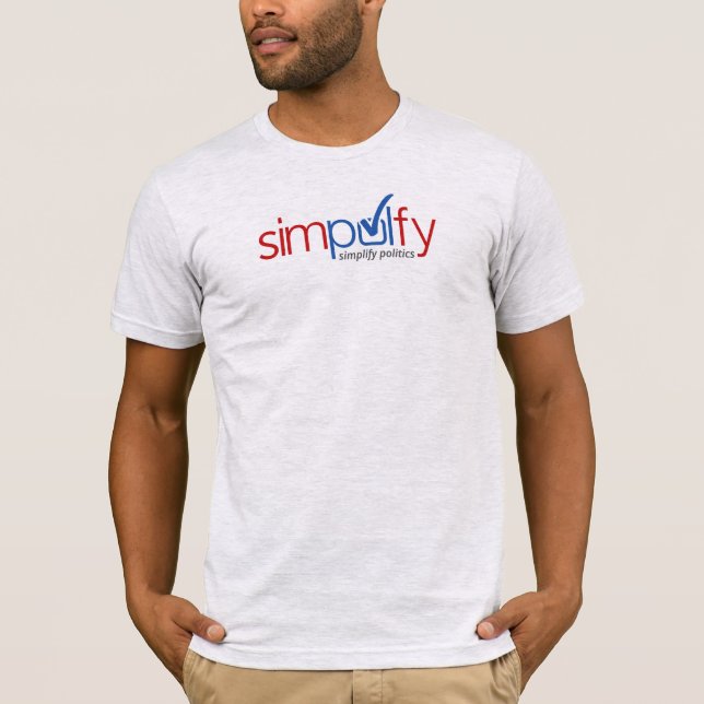 Simpolfy grundlegende T-Stück OM T-Shirt (Vorderseite)