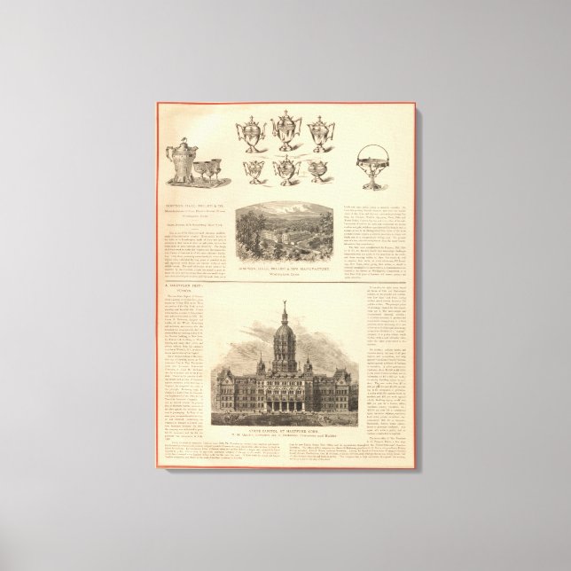 Simpson, Hall, Miller und Traveller Company Leinwanddruck (Vorderseite)