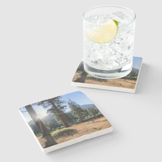 Simpson Meadow - Sierra Steinuntersetzer (Seitenansicht)