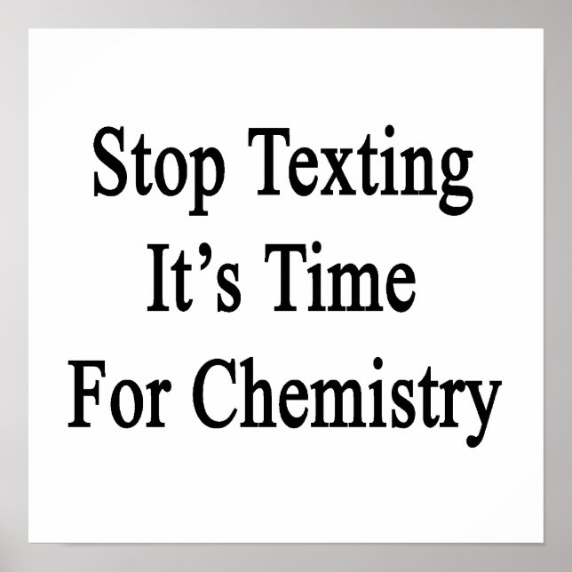 Sims, es ist Zeit für Chemie Poster (Vorne)