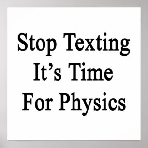 Sims, es ist Zeit für Physik Poster