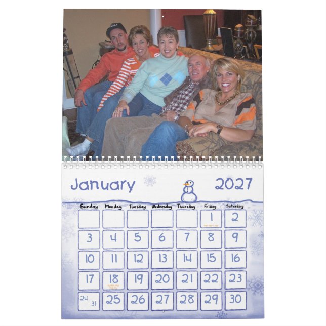 Sims Familien-Kalender 2007 Kalender (Jan 2027)