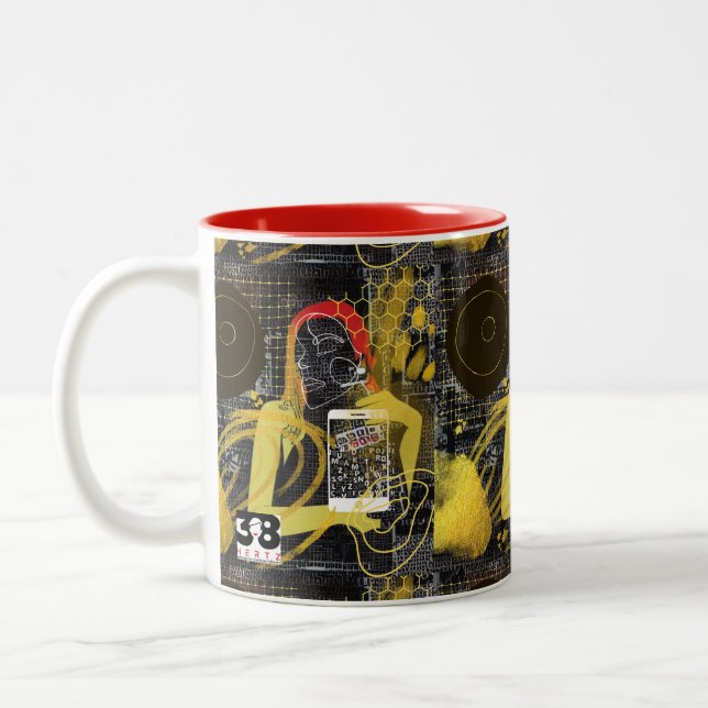 Sims Friends Zweifarbige Tasse (Links)