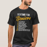 Sims für Senioren Funny Eldera 70th Birthday Gra T-Shirt<br><div class="desc">Sims für Senioren Funny Eldera 70th Birthday Gra</div>