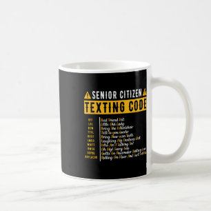 Simstest für Senioren Vintager Großvater Kaffeetasse