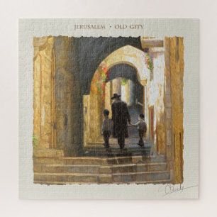 Simta Jerusalem Altstadt Israel Ölgemälde KUNST