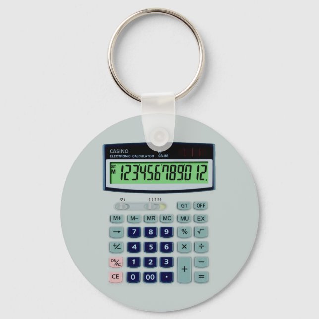 Simulated Calculator Schlüsselanhänger (Vorderseite)