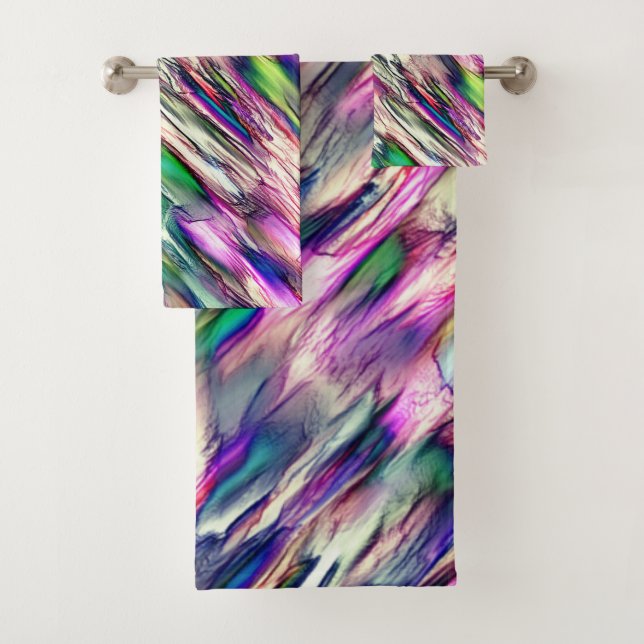 Simulation de roche ou de stalagmite aux couleurs  (En situation)