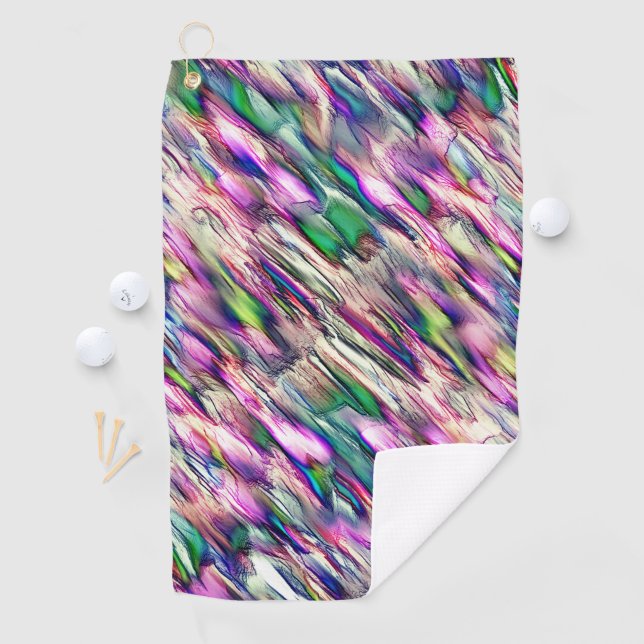 Simulation von Gestein oder Stalagmite mit blinken Golfhandtuch (Insitu)