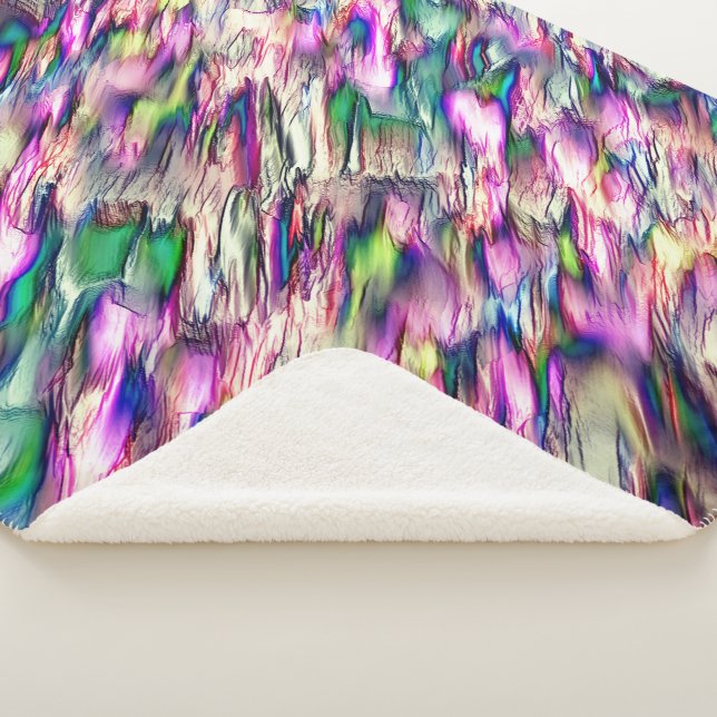 Simulation von Gestein oder Stalagmite mit blinken Sherpadecke (3/4)