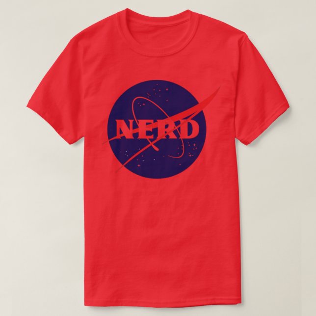 Simulation von Nerds T-Shirt (Design vorne)