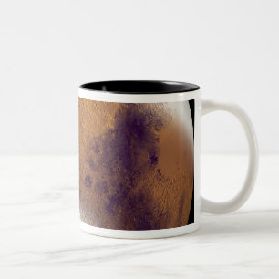 Simulierte Ansicht von Mars Zweifarbige Tasse