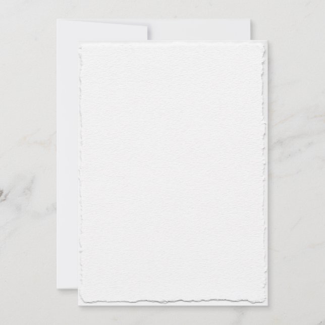 Simulierte Hand-Torn-Save the Date-Vorlage Save The Date (Vorderseite)