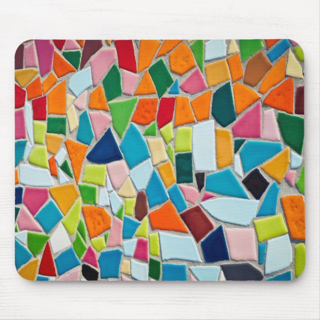 Simulierte Mosaikwand Mousepad (Vorne)
