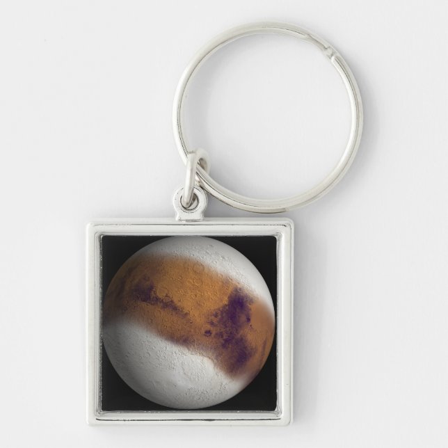 Simulierte Sicht auf die Mars Schlüsselanhänger (Vorne)