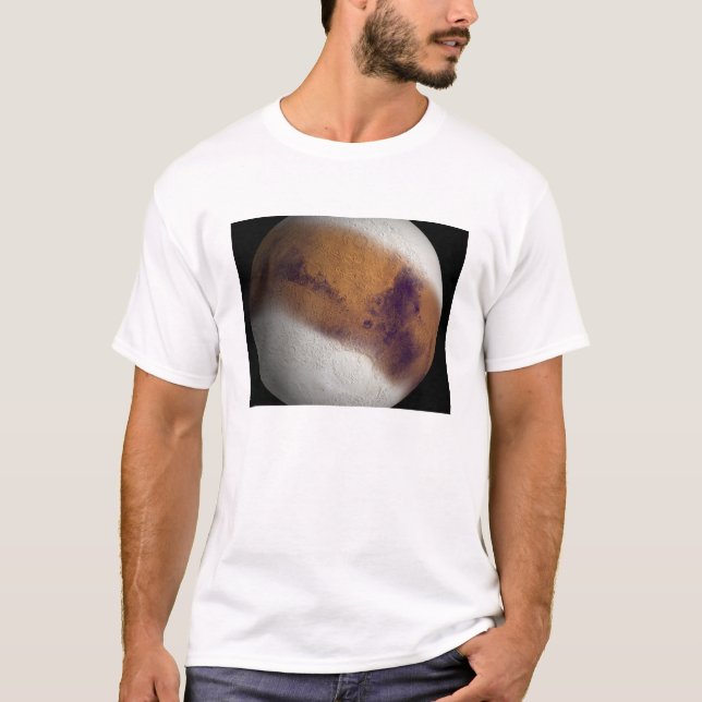 Simulierte Sicht auf die Mars T-Shirt (Vorderseite)