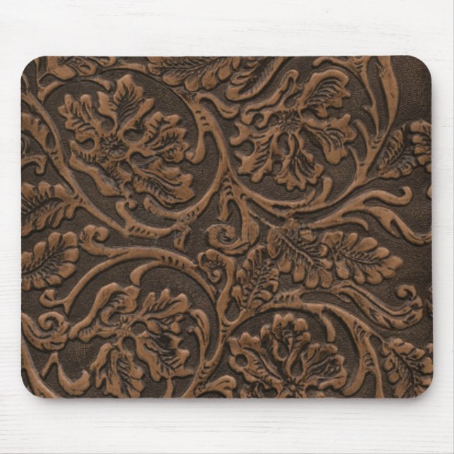 Simuliertes Sattel-Leder Mousepad (Vorne)
