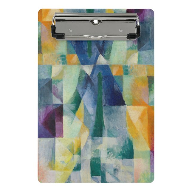 Simultane Fenster 1912 von Robert Delaunay Mini Klemmbrett (Vorderseite)