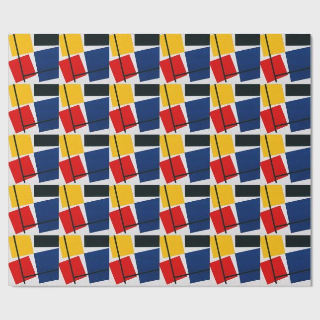 Simultane Gegenkomposition Geschenkpapier (Flach)