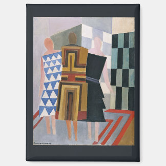 Simultane Kleiderformen von Sonia Delaunay, Magnet