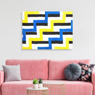 Simultane Stoff Sonia Delaunay Leinwanddruck