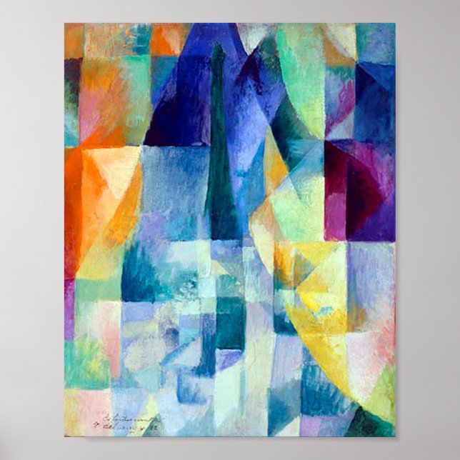 Simultaneous windows by Robert Delaunay Poster (Vorne)