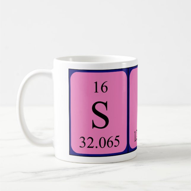 Sina Periodenname Tasse (Links)